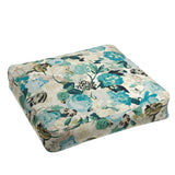 Box Floor Pillow in Garden Tea Time - Blue Haze