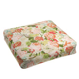 Box Floor Pillow in Garden Tea Time - Pink