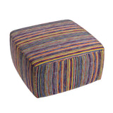 Square Pouf in Santa Fe Sunrise