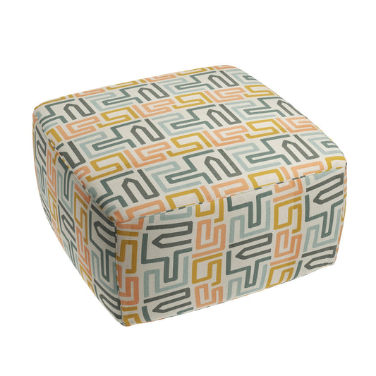 Outdoor Pouf in Sunbrella® - Fiesta