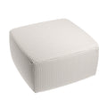 Square Pouf in Gingham - Hay