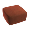 Square Pouf in Classic Velvet - Spice