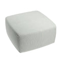 Square Pouf in Ditsy - Fresh Blue