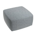 Square Pouf in Ditsy - Indigo