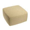 Square Pouf in Ditsy - Saddle