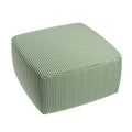 Square Pouf in Gingham - Fir