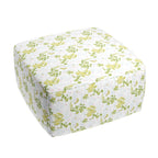 Square Pouf in Meadow - Willow