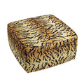 Square Pouf in Tiger - Bold