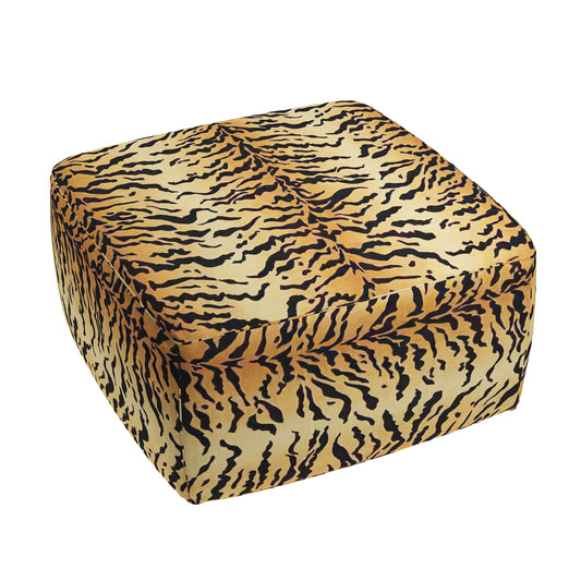 Square Pouf in Tiger - Bold