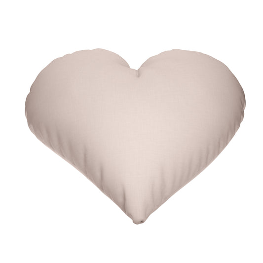 Heart Pillow in Classic Linen Petal