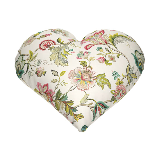 Heart Pillow in Fleur de Leaf Blossom