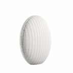 Circular Throw Pillow in Sand Dollar Stripes