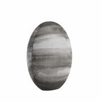 Circular Throw Pillow in Up in the Sky Grey