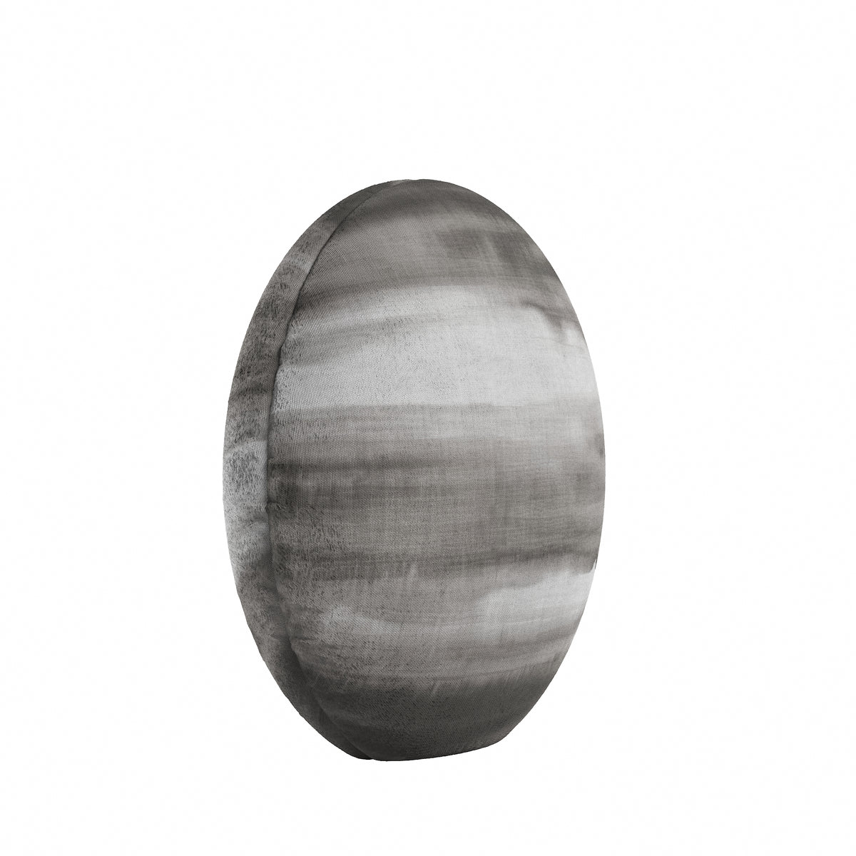 Circular Throw Pillow in Up in the Sky Grey