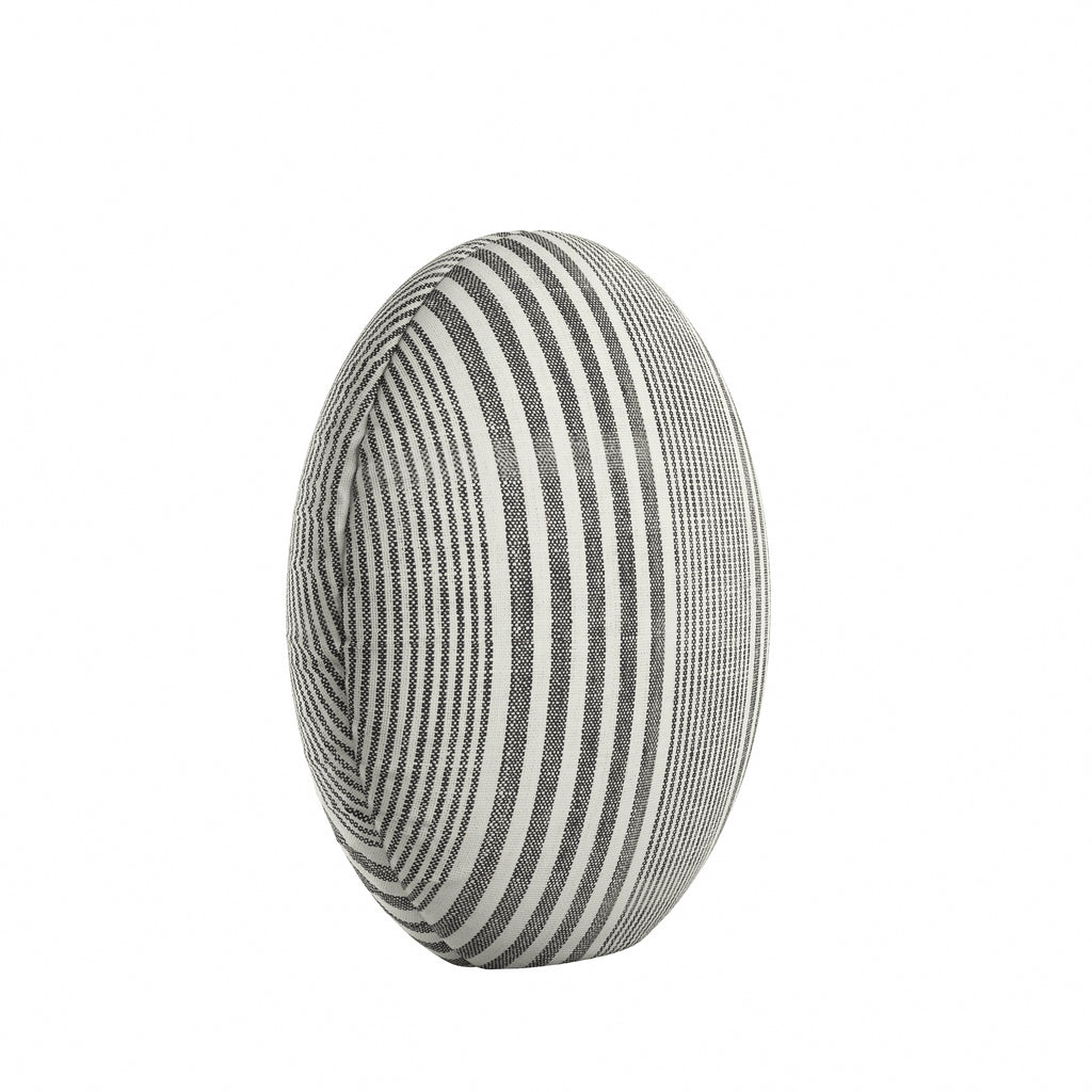 Circular Throw Pillow in All Lined Up - Loon