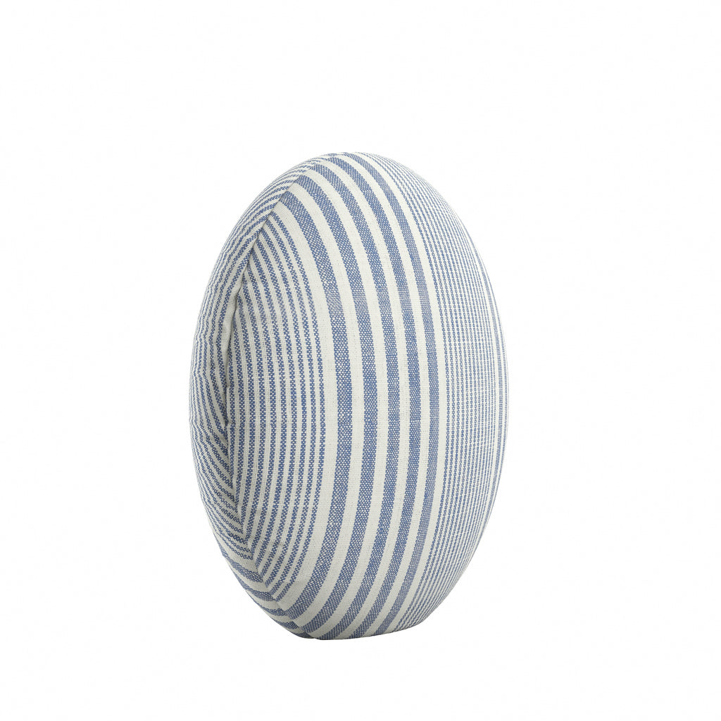 Circular Throw Pillow in All Lined Up Lake