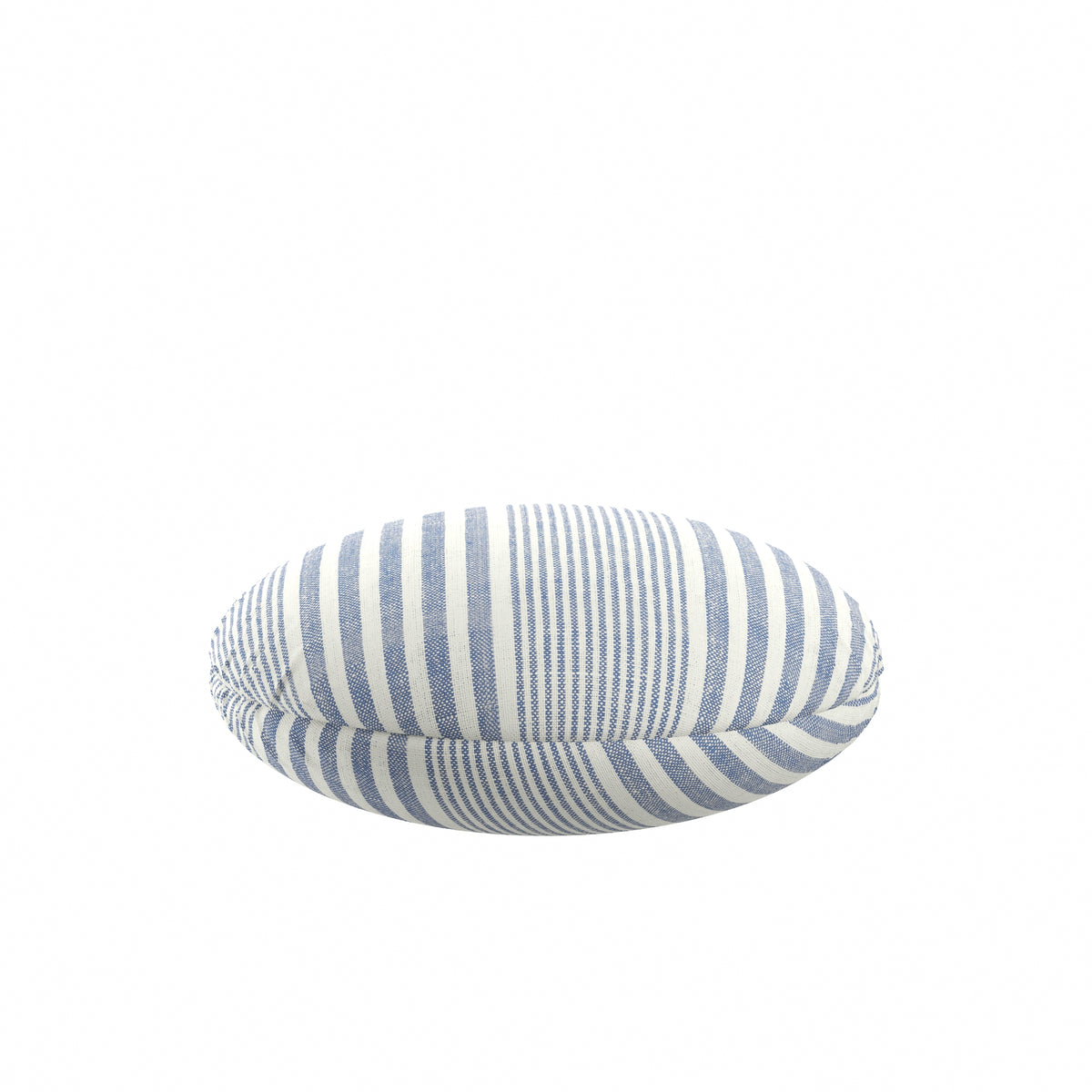 Circular Throw Pillow in All Lined Up Lake