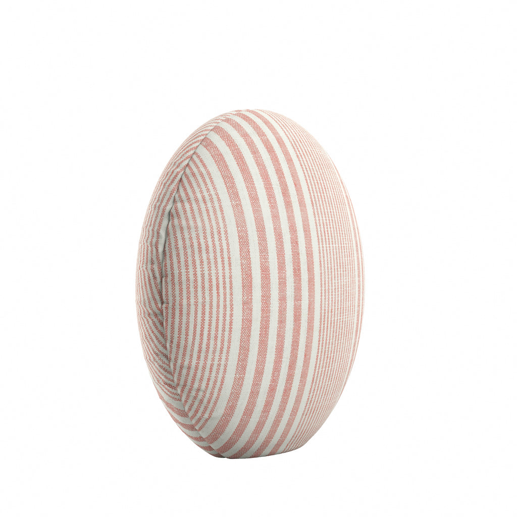 Circular Throw Pillow in All Lined Up Sunset
