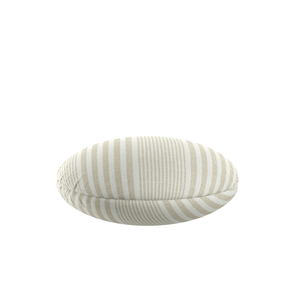 Circular Throw Pillow in All Lined Up - Shell