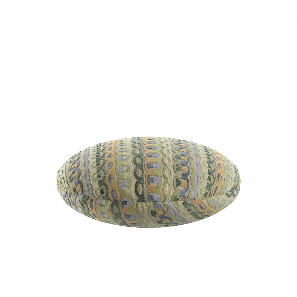 Circular Throw Pillow in Missing Link Agave