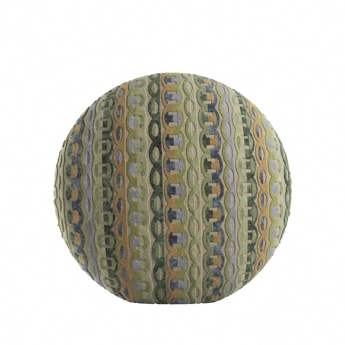 Circular Throw Pillow in Missing Link Agave