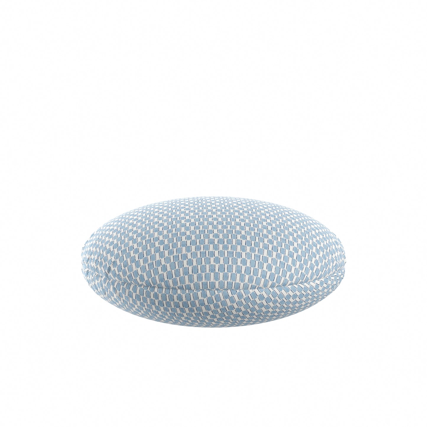 Circular Throw Pillow in Checking In Pool