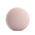 Circular Throw Pillow in Classic Linen Blush