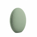 Circular Throw Pillow in Classic Linen Olive