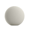 Circular Throw Pillow in Classic Linen Heathered Dove
