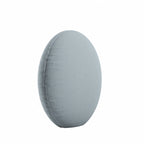 Circular Throw Pillow in Classic Linen Storm