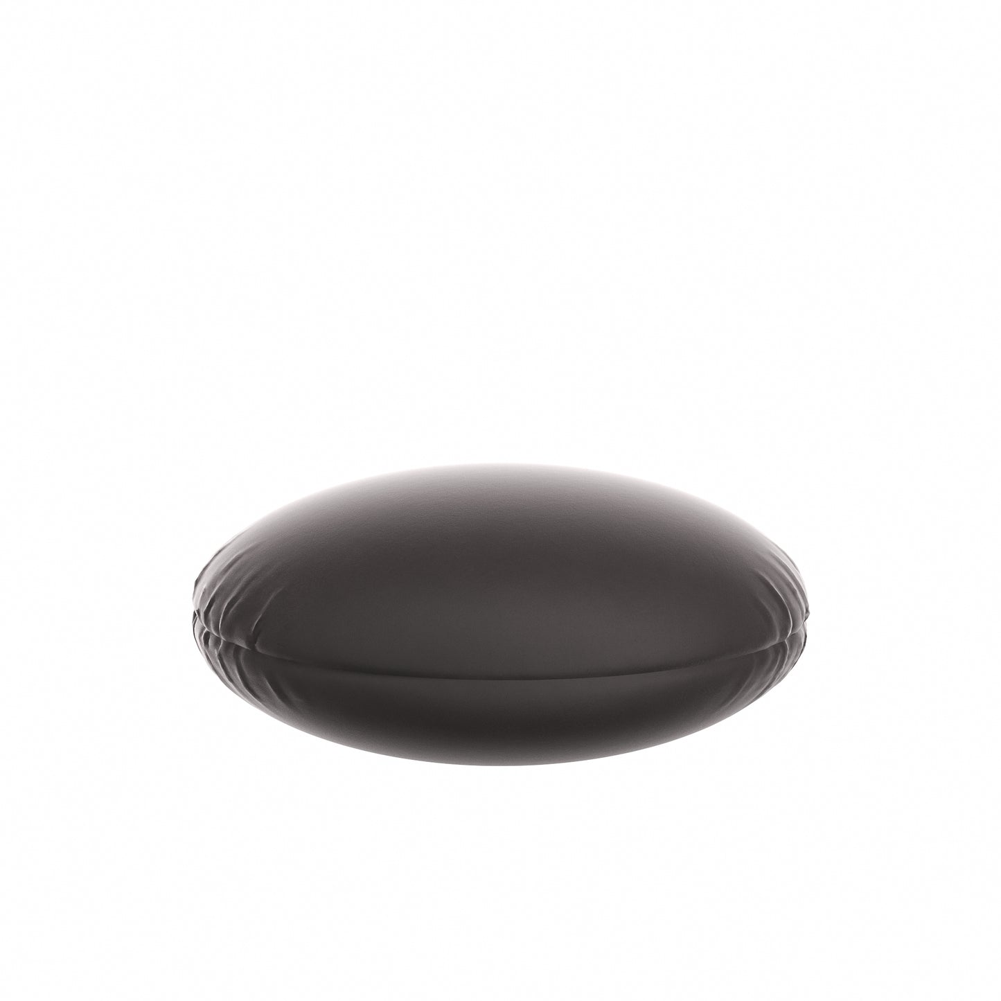 Circular Throw Pillow in Classic Velvet Charcoal