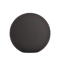 Circular Throw Pillow in Classic Velvet Charcoal