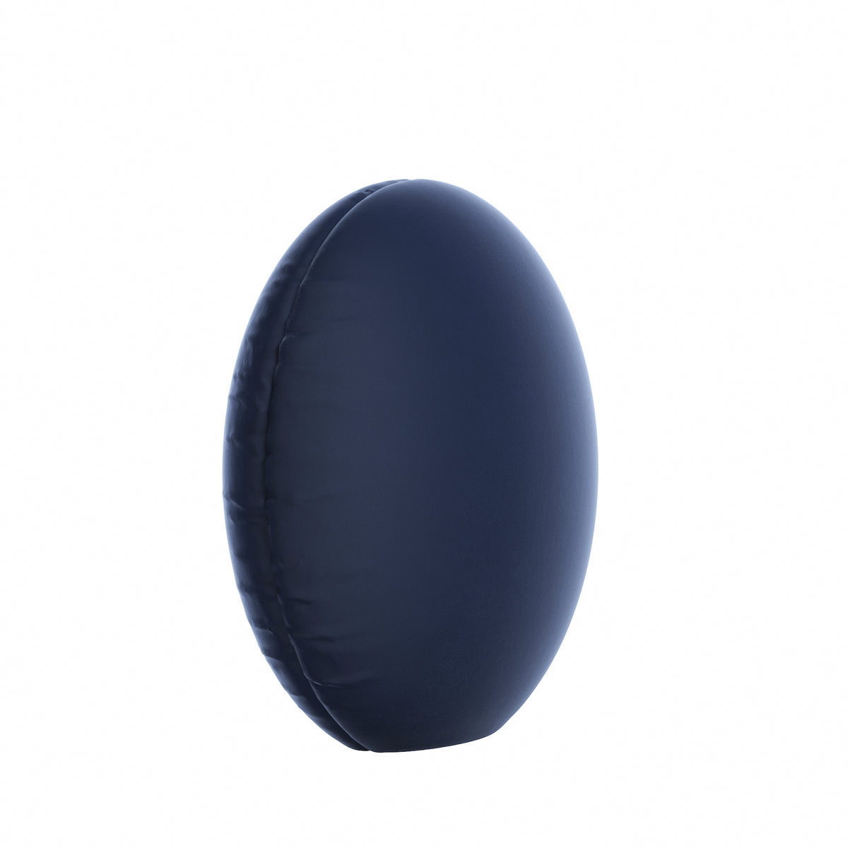 Circular Throw Pillow in Classic Velvet Navy