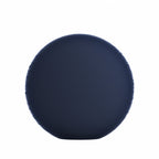 Circular Throw Pillow in Classic Velvet Navy