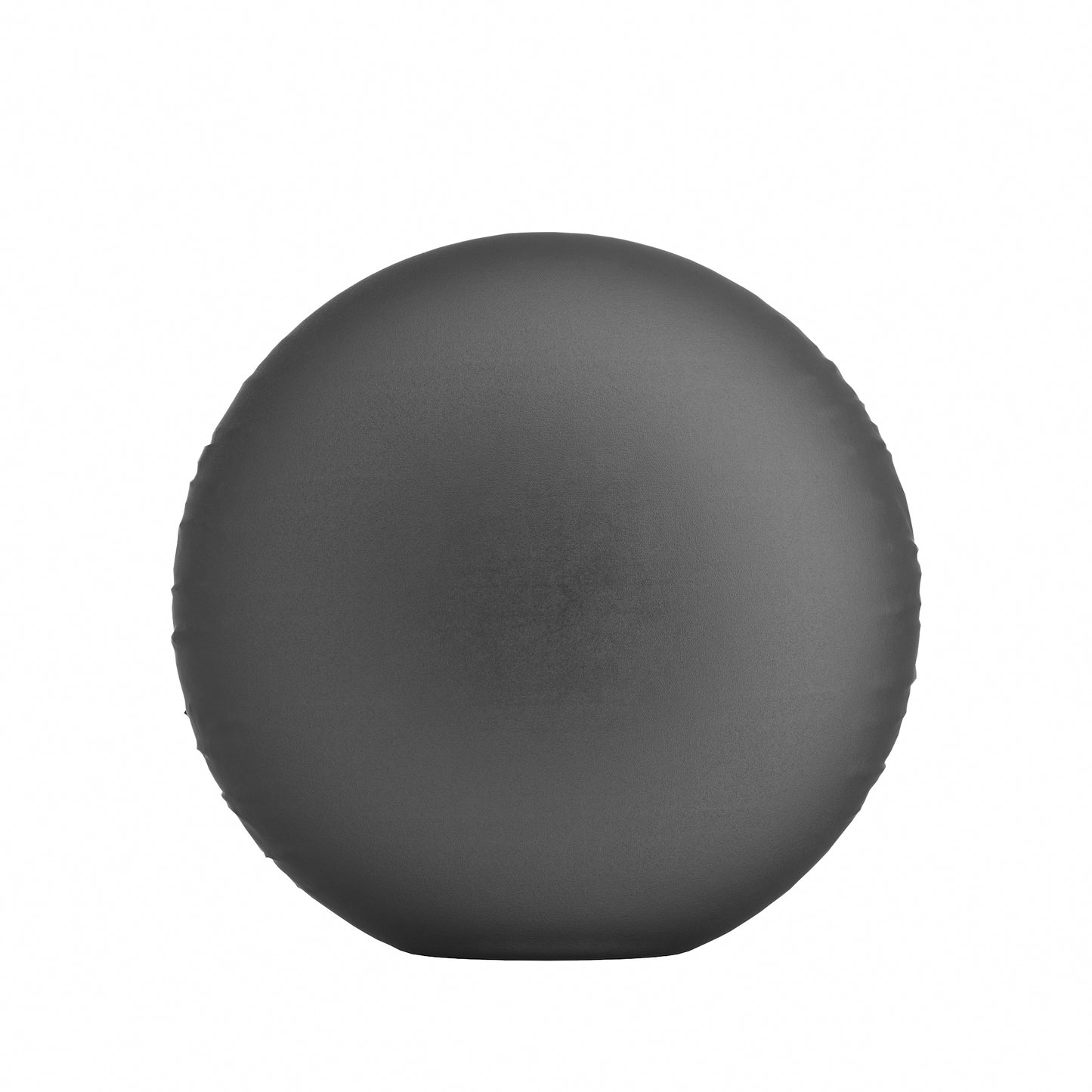 Circular Throw Pillow in Classic Velvet Steel