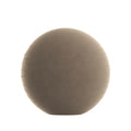 Circular Throw Pillow in Classic Velvet Taupe