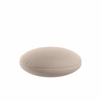 Circular Throw Pillow in Slubby Linen - Cashmere