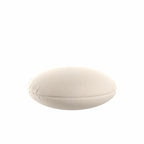 Circular Throw Pillow in Slubby Linen - Ivory