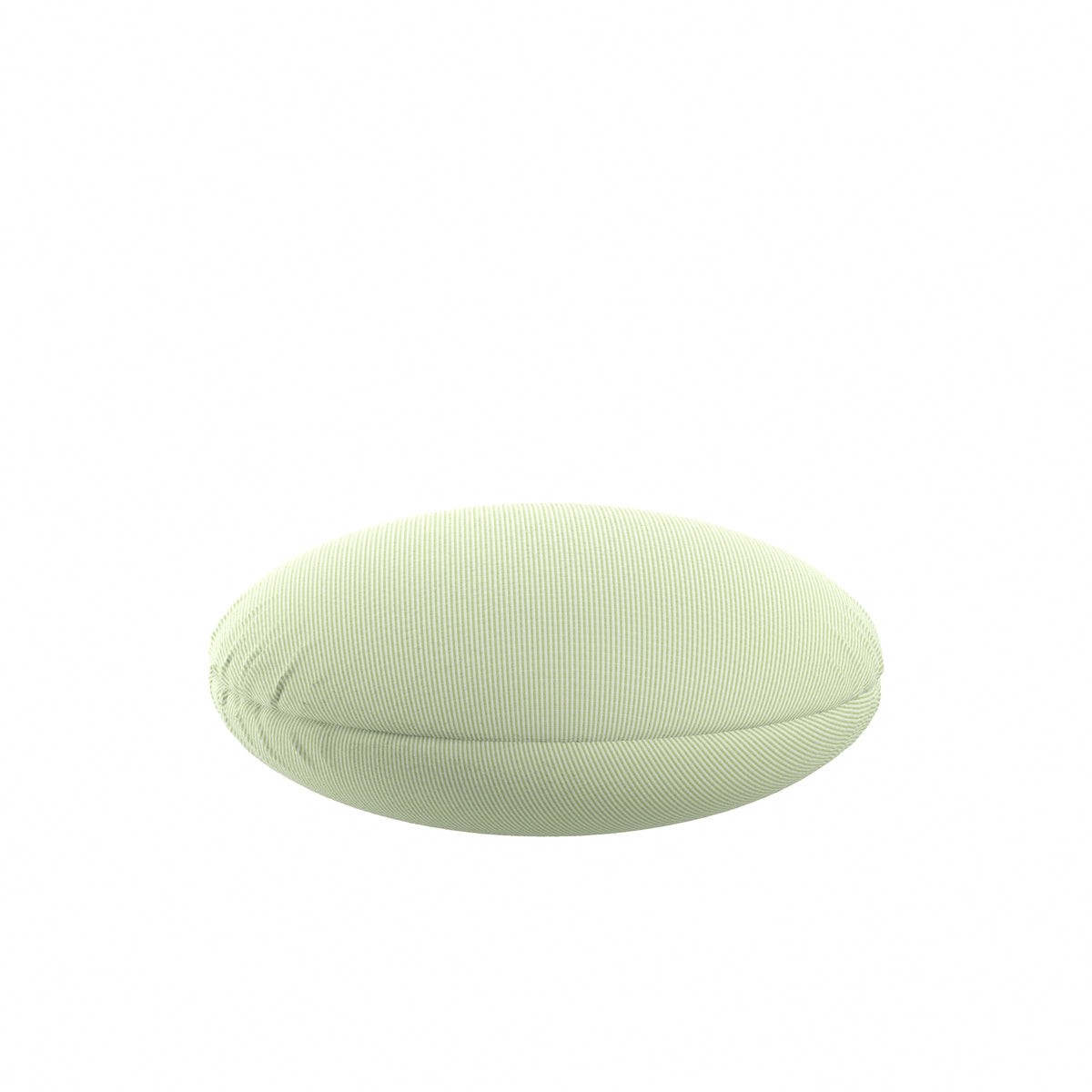 Circular Throw Pillow in Baldwin Grass