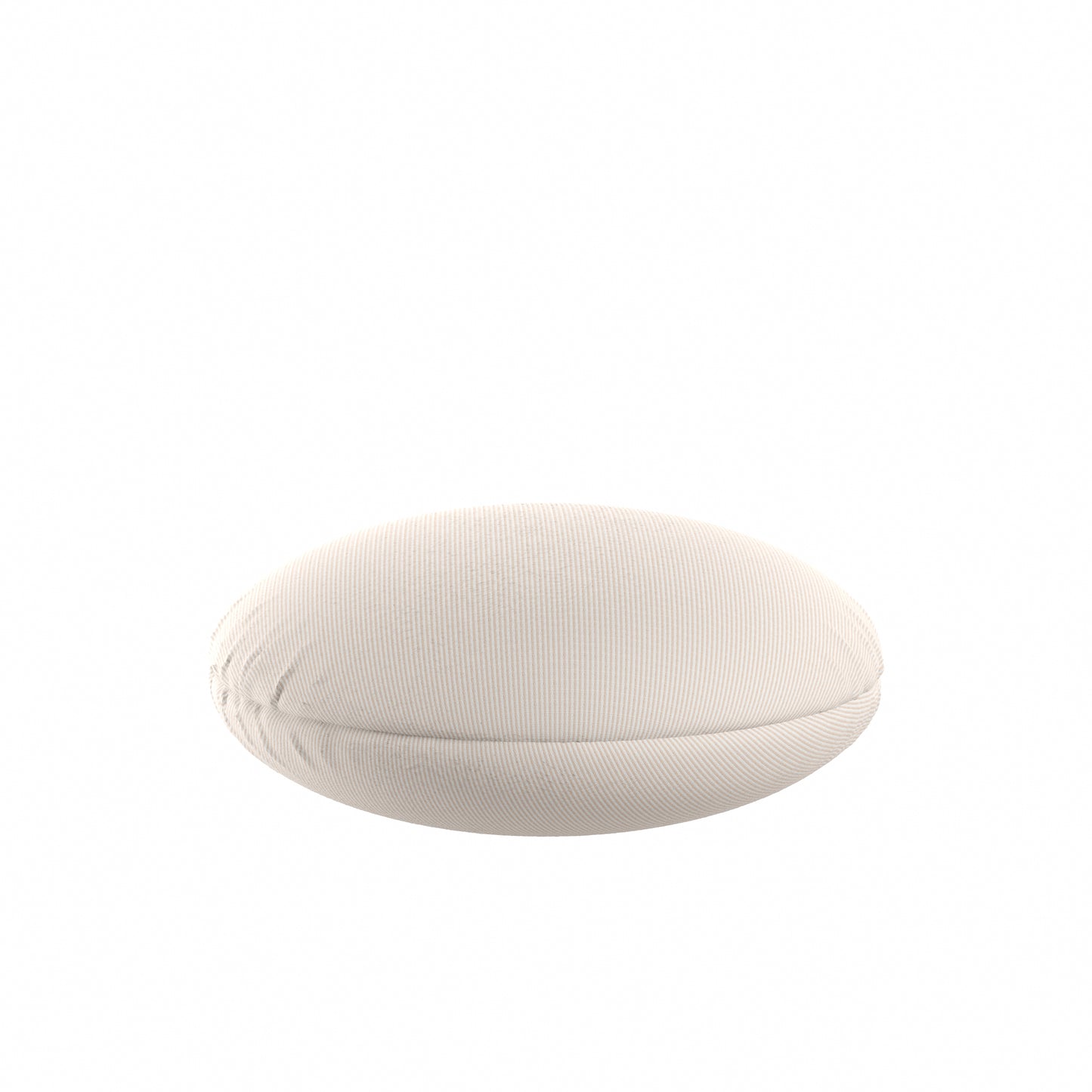 Circular Throw Pillow in Baldwin - Ballet Slipper