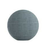 Circular Throw Pillow in Moray - Chambray