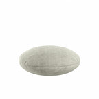Circular Throw Pillow in Moray - Dove