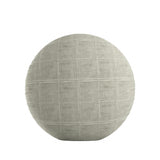 Circular Throw Pillow in Moray - Dove