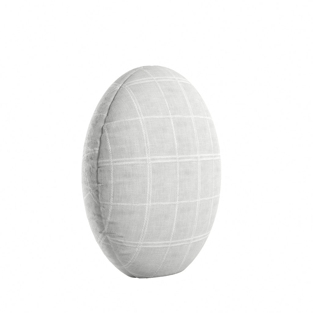 Circular Throw Pillow in Moray - Pearl