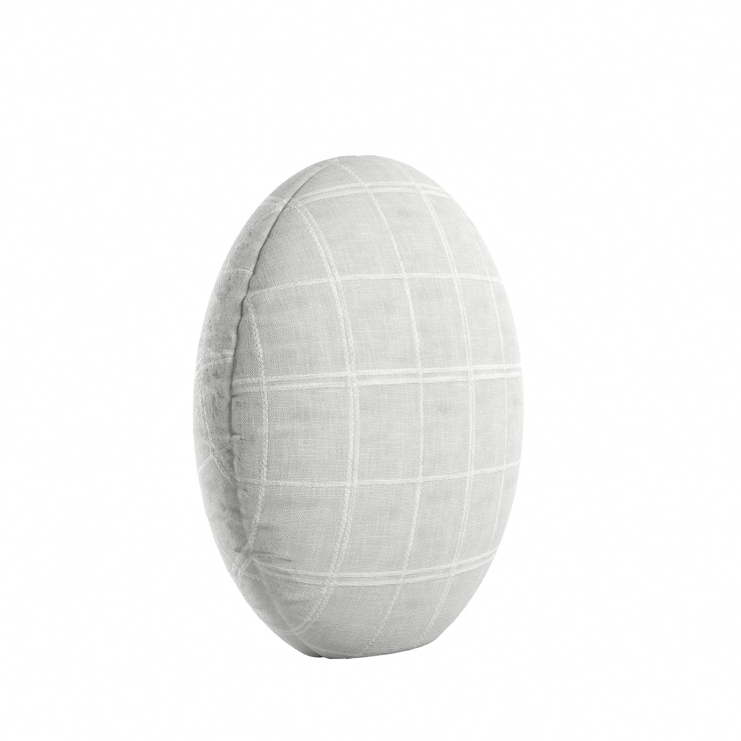 Circular Throw Pillow in Moray - Pearl