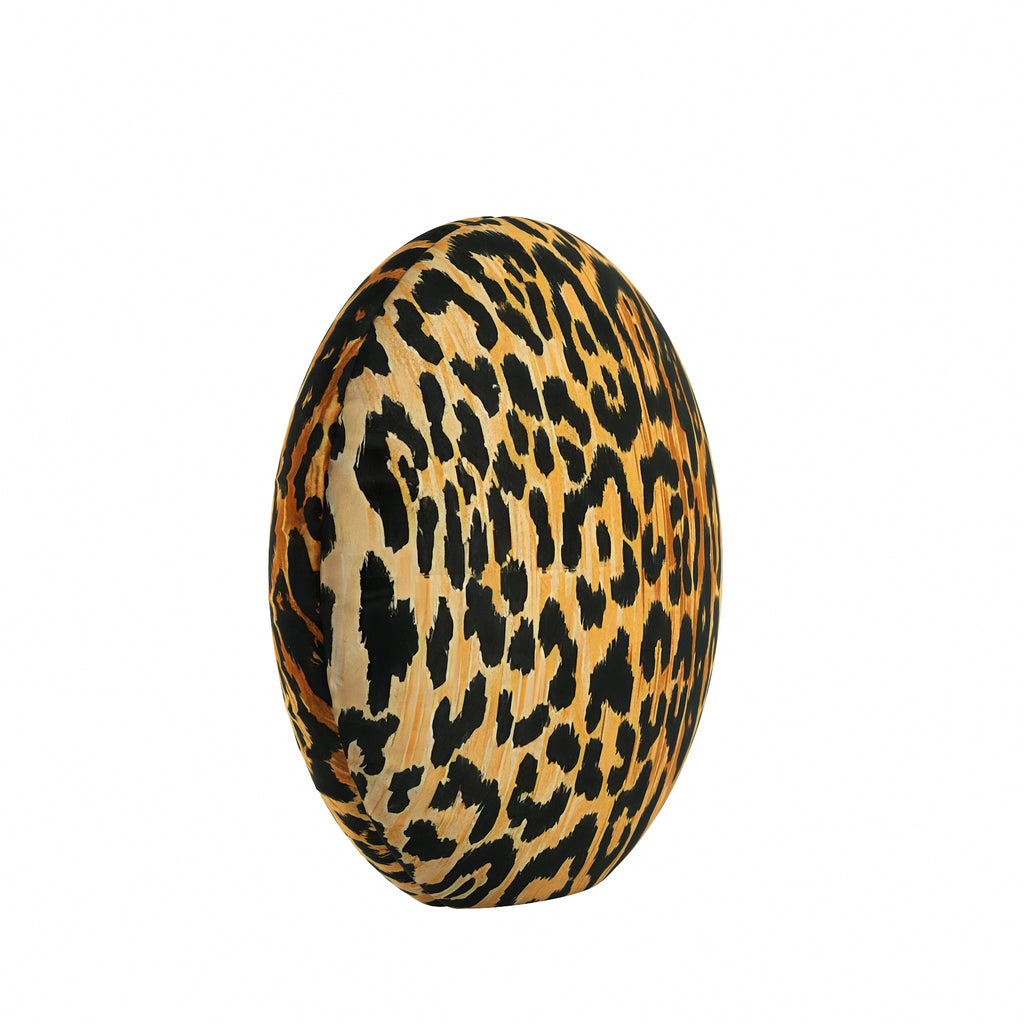 Circular Throw Pillow in Untamed Natural