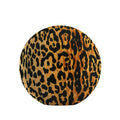 Circular Throw Pillow in Untamed Natural