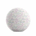Circular Throw Pillow in Meadow - Lavender