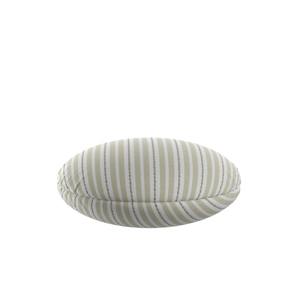 Circular Throw Pillow in Murali Linen