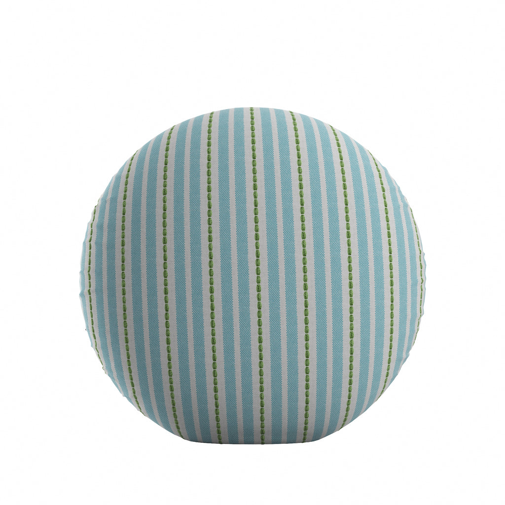 Circular Throw Pillow in Murali Mist